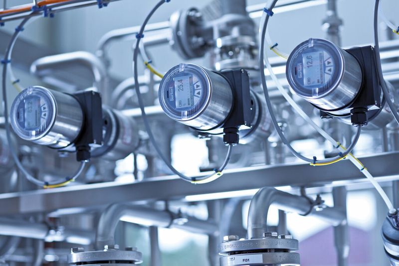 Bild 1: Der kompakte und übersichtliche Einbau mehrerer Regelkreise auf engem Raum ist mit den Geradsitz-Regelventilen der Element-Serie möglich. (Bild: Bürkert)