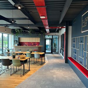 The cafeteria of the new branch in Ittenheim near Strasbourg.(Image: Würth Elektronik ICS)