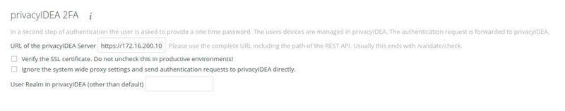 Die URL des privacyIDEA Servers muss mit dem vollen Pfad der Authentifizierungs-REST-API angegeben werden. Dies ist bspw. (C. Kölbel)