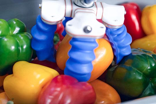 Der Vakuumsystemspezialist J. Schmalz hat sich dazu entschlossen, Anfang August die Produktfamilie „mGrip“ von Soft Robotics Inc. (SRI) ins Portfolio zu holen, um im Bereich des Lebensmittelhandlings noch besser aufgestellt zu sein – ein Wachstumsmarkt, wie betont wird.(Bild:  J. Schmalz)