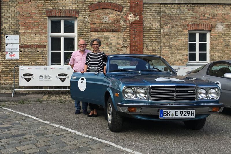 Kein Lizenzproblem hätte dagegen Lothar Buchfink mit seinem Mazda 929 Coupé gehabt. (Bild:privat)