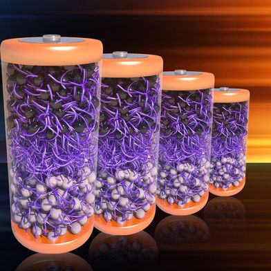 The new material consists of a class of molecules that self-organize in water and are called aramid amphiphiles (AAs). Their chemical structure and stability are similar to those of Kevlar. (Image:Courtesy of the researchers, edited by MIT News)