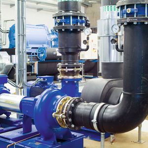 Bild 1: Für Wassernormpumpen, die mit einer konstanten Motordrehzahl betrieben werden, gibt es jetzt ein neues Antriebskonzept.