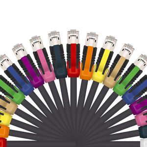 Escha-Multiclip wird auf den Griffkörper des umspritzten RJ45-Steckverbinders gesteckt und ist unmittelbar einsatzbereit.