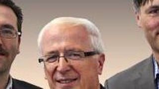 Dirk Hübner (li.) und Karsten Grönwoldt (re.) übernehmen ab 2014 die Geschäftsführung. Unternehmensgründer Dr. Claus Dittrich (mi) ist Beiratsvorsitzender. (Gemac)