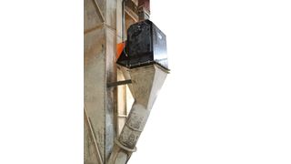 Aufgrund ihrer kompakten Dimensionen und ihres einfachen Aufbaus lässt sich die Prallplattenwaage schnell und einfach installieren. (Bild: MTS)