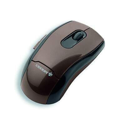 Mit ihrer samba-braunen Oberfläche ist die Just Wireless Optical Mouse ein Hingucker. (Archiv: Vogel Business Media)