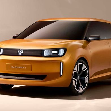 Der Elektroautomarkt zieht wieder an. Vor allem profitieren davon Volkswagen (im Bild der geplante günstige „ID.Every1“) und BYD aus China. Tesla sieht dagegen alt aus ... (Bild: Volkswagen)