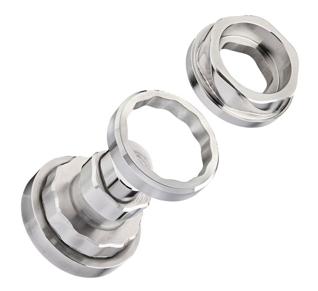 Polygonformen (Welle-Nabe-Verbindungen) sorgen für extrem stabile Verbindungen. (Bild: Weisser)