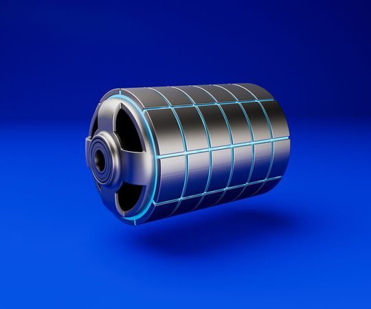 Die Magnete eines Elektromotors wurden mit dem neuen (hier blau dargestelltem) Klebstoff Structalit 5859 von Panacol befestigt. Welche weiteren Vorteile das Klebstoffsystem mit sich bringt, erklärt der Hersteller hier ...(Bild:  Panacol)