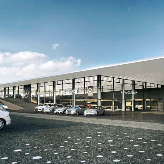 Derzeit laufen die Vorbereitungen für den neuen Mercedes-Standort in Bamberg.(Bild:  Auto-Sccholz)