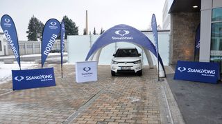 Ssangyong hatte 2016 erneut das Würzburger Vogel Convention Center für seine jährliche Händlertagung gebucht. (Foto: Wehner)