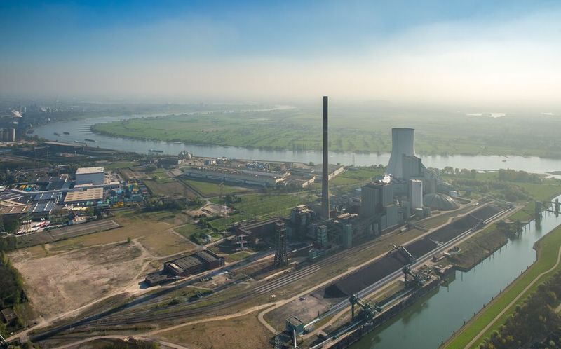 Steag-Standort in Duisburg-Walsum (Euroluftbild.de/Hans Blossey)