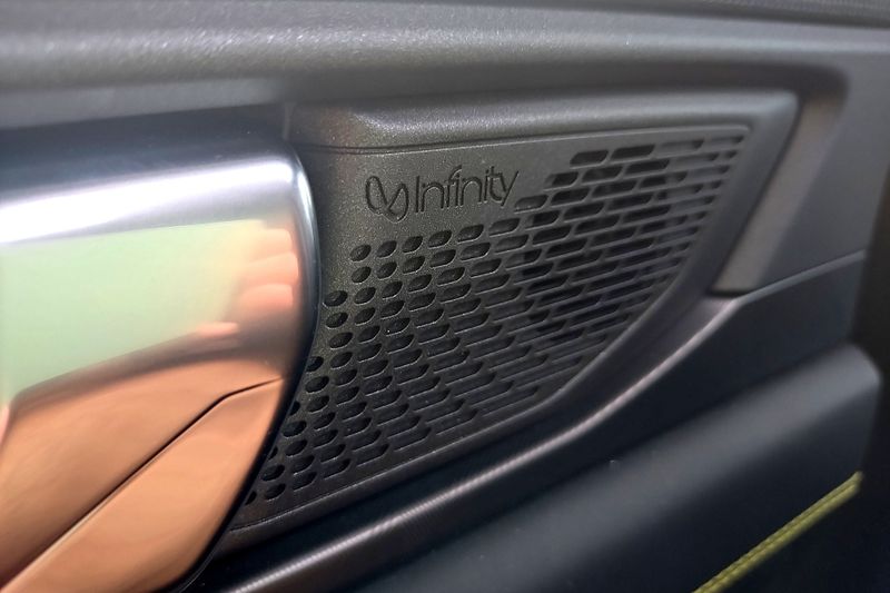 In der höheren Ausstattungslinie gibt es ein Infinity-Audiosystem. (Bild: Sven Prawitz/Vogel Communications Group)