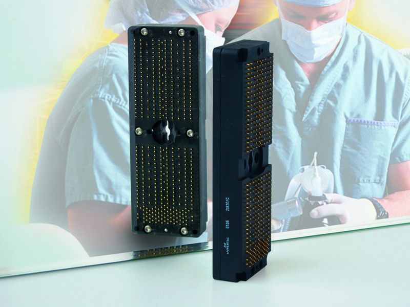 Ein 408-poliges Verbindungssystem mit HyperSpring-Federkontakten für die Medizintechnik. (Archiv: Vogel Business Media)