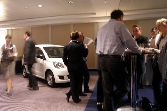Nach einem miserablen (fast abgeschlossenen) Jahr 2009 versuchten die Verantwortlichen bei Daihatsu Deutschland den Händlern ein Stück Optimismus für 2010 mit auf den Weg zu geben. (Archiv: Vogel Business Media)
