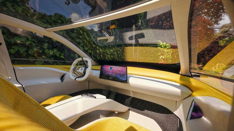 Im Innenraum zieht die „Panoramic -Vision“-Technik mit riesigem Head-up-Display ein. (Bild: BMW)