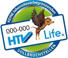Produkte ohne geplante Obsoleszenz werden mit dem HTV-Life-Siegel ausgezeichnet.
