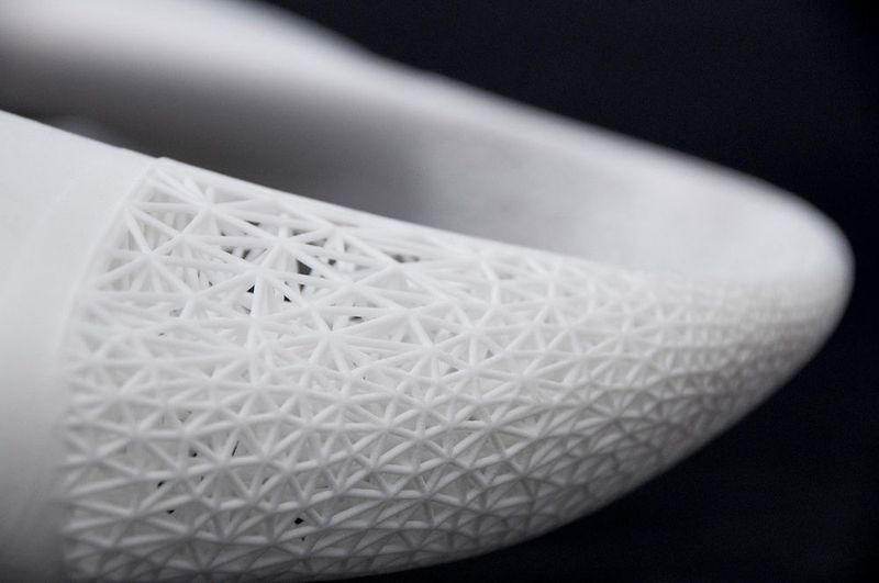 Die Herausforderung für das Team war es, organische, also runde und gitternetzartige Strukturen mit dem 3D-Druck zu schaffen. (Hochschule Emden/Leer )