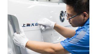 Volkswagens Autofertigung in China steht teilweise still, wieder wegen Corona. (Bild: VW)
