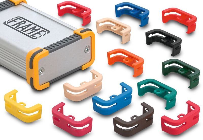 Bild 5:  Auf Anfrage sind die Designelemente in zahlreichen RAL- Farben erhältlich. (Bild: Fischer Elektronik)