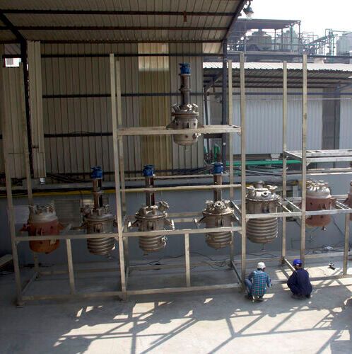 Novoloop's pilot plant in construction. (Source:  Aether Industries)