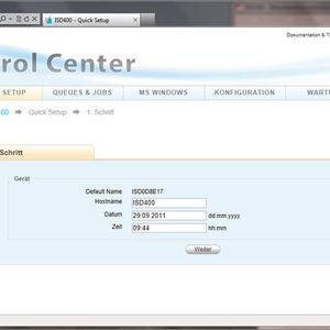 Abbildung 1: Der Quick-Setup-Assistent hilft den Administratoren beim Einrichten der Spool-Appliance