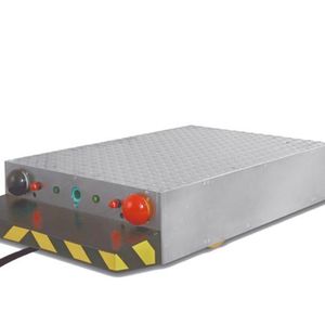 Bild 2: Auf dieser Basisplattform lassen sich die drei Varianten des Transportsystems konfigurieren.  Bild: Fanuc Robotics