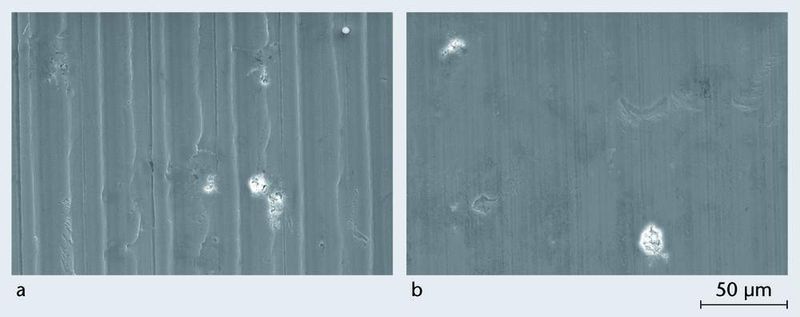 Bild 9: Einfluss der Schneideneckengeometrie auf die erzeugte Oberflächencharakteristik des Werkstücks. Bilder: TU Chemnitz (Archiv: Vogel Business Media)