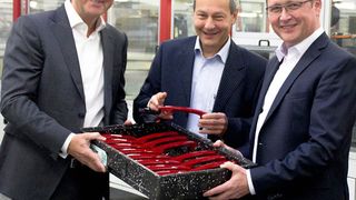 Das Huf Group Management mit (v. l. ) Dr. Florian Hesse, Thomas Tomakidi und Johann Palluch. (Huf Hülsbeck & Fürst )