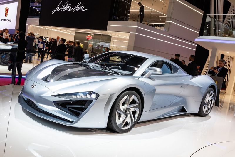 Starker Ausblick: Mit dem GT zeigt die BAIC-Tochter Arcfox ein Hypercar der Superlative. (Bild: Gims/Messe Genf)