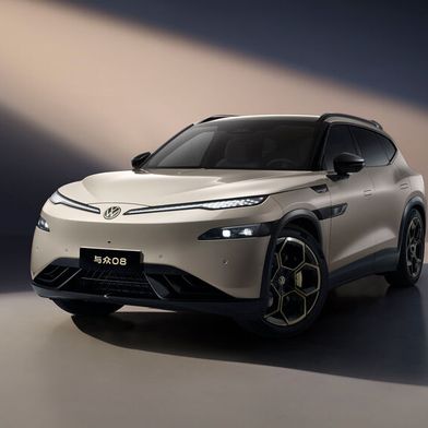 Volkswagen hat die Serienproduktion des ID Unyx 08 begonnen. Das Modell entstand in Zusammenarbeit mit Xpeng. (Bild: Volkswagen)