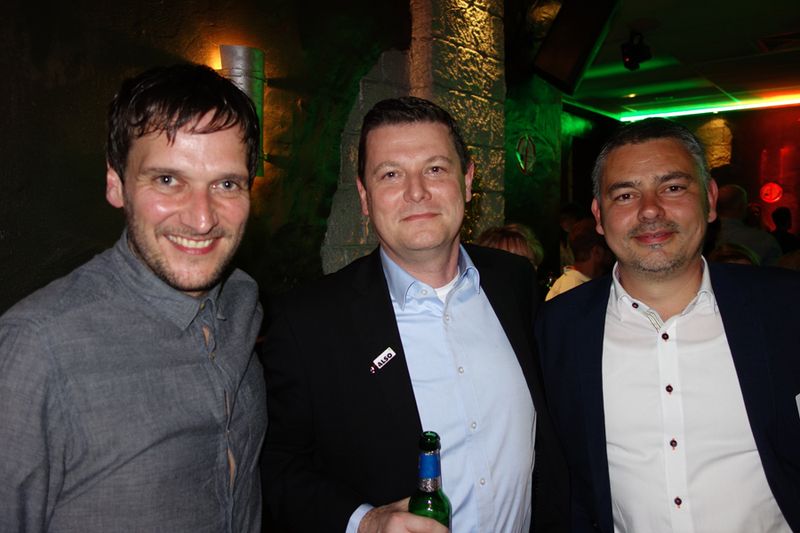 (v. l.) André ter Schüren, Microsoft, Reiner Schwitzki, ALSO, und Alexander Rosenkranz, Assmann Electronic (Bild: IT-BUSINESS)