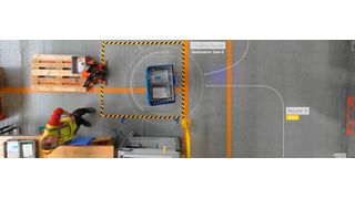 Die intelligenten Roboter erkennen ihren Standort und ihre Umgebung. Weil sie außerdem zwischen dynamischen und statischen Hindernissen unterscheiden können, wählen sie das jeweils angebrachte Ausweichmanöver, um die Sicherheit der Menschen nicht zu gefährden. (Bild: DHL)