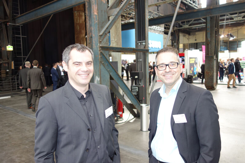 Christof Stelmach (l.) und Guido Peters, ZyXEL (Bild: IT-BUSINESS)