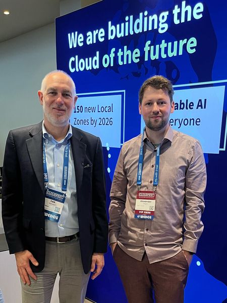 Falk Weinreich (OVHcloud) und Alex Siegert (IT-Business) im Interview zu den Cloud-Trends (Bild: Vogel IT-Medien)