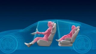 Neue Detektoren sollen den Fahrzeug-Innenraum beobachten. (Bild: ZF)