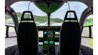 Die Reiser Simulation and Training GmbH beauftragte für einen Full-Flight-Simulator (FFS) für Hubschrauber die Murtfeldt Additive Solutions GmbH, ein modular aufgebauten Cockpit (hier in der Simulation) zu fertigen. Dabei kam das VFGF-Verfahren (Variable Fused Granulate Fabrication) von Q.Big 3D ins Spiel. (Bild: Reiser Simulation and Training)