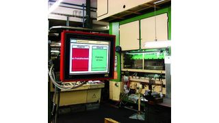 Die Amberger Werkzeugbau GmbH hat sich bei der MES-Auswahl für das System SK-go! aus dem Hause Schwer + Kopka entschieden. Damit werden alle Produktionsdaten der Maschine automatisch über die Maschinensteuerung erfasst. (Archiv: Vogel Business Media)