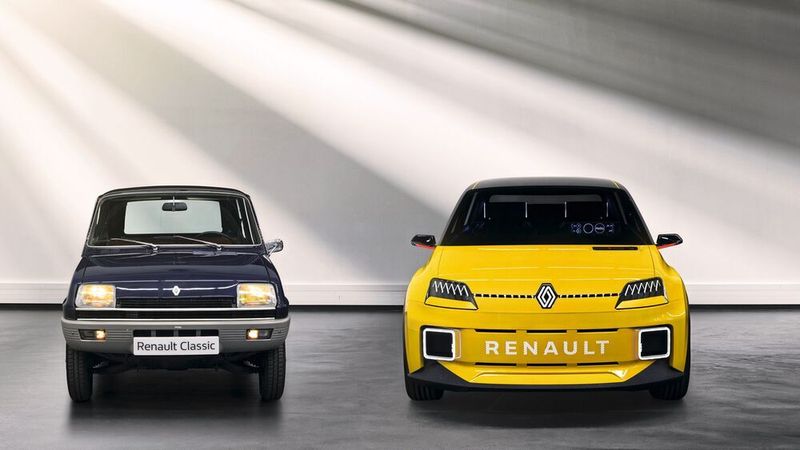 Bis auf den Namen nichts gemein: Anfang 2021 stellte Renault die Studie Renault 5 Prototype vor. Ein Elektrofahrzeug, das das Design des Ur-R5 aufgreift und ab 2024 produziert werden soll. (Renault)