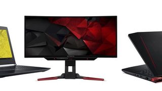 Mit neuen Monitoren, Notebooks und Rechnern brennt Acer auf der CES ein wahres Gaming-Feuerwerk ab. Eye-Tracking bieten gleich mehrere Geräte. (Acer)