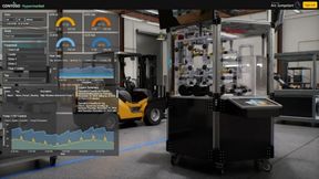 Mit Omniverse‑basierten digitalen Zwillingen lassen sich ganze Werke vorab virtuell planen. (Bild: Nvidia/PNY)