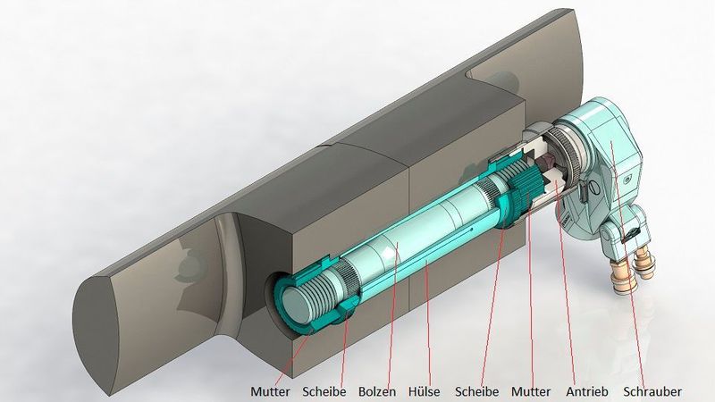 Durch die kompakte Bauweise und den Einsatz von Hytorc-Standardwerkzeugen soll es möglich sein, nahezu alle Verbindungen auf den neuen Spreizbolzen umzurüsten. (Hytorc Seis)