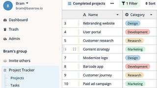 Open-Source-No-Code-Datenbank und Plattform von Baserow: Datenbanken ohne technische Erfahrung erstellen. (Bild: Baserow)