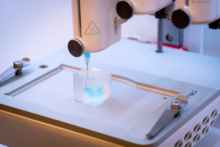 Bioprinting is a new and exciting technology to manufacture three-dimensional tissue-mimicking cell cultures.  (Magnus Johansson)