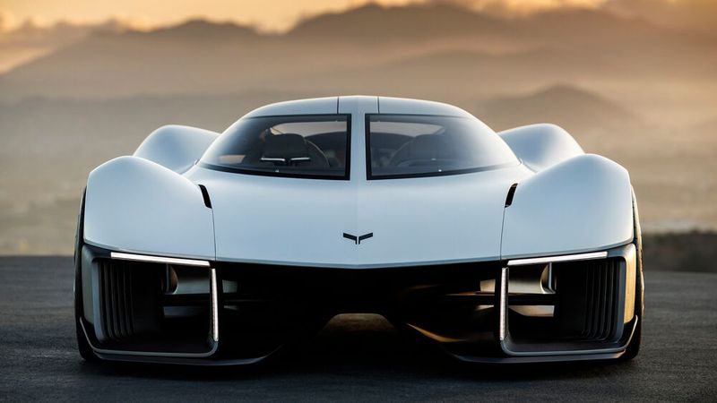 Das Corvette-Konzept hat Ähnlichkeiten mit einem Kampfjet. (Bild: General Motors)