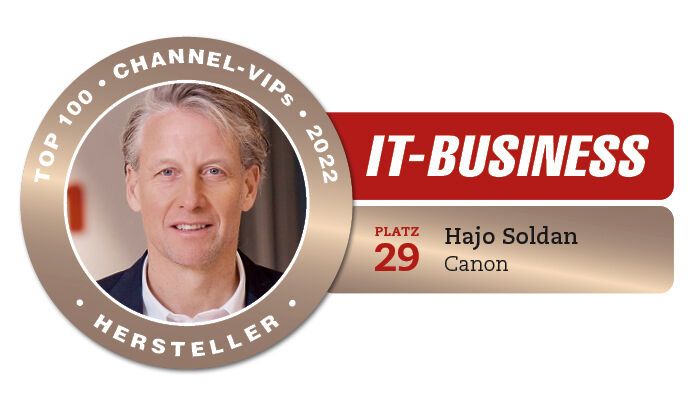 Hajo Soldan, Channel Director Digital Printing & Solutions, Canon (Bild: Vogel IT-Medien)