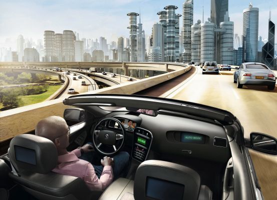 Autonomes Fahren: Das Konzept zur Weiterentwicklung intelligenter Oberflächenmaterialien wird auch bei Innenraumkonzepten für künftige autonome Fahrzeuge eine wichtige Rolle spielen. (Continental)