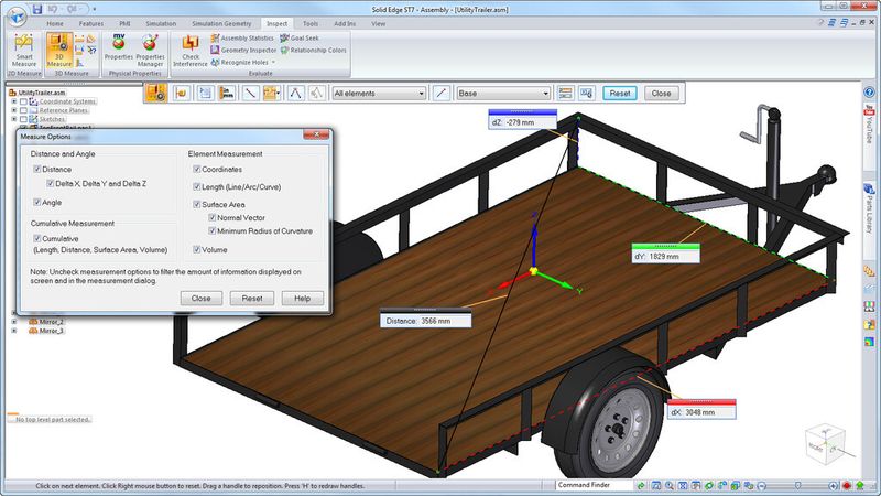 Die grafische 3D-Vermessung ermöglicht Anwendern den schnellen Zugang zu umfassenden Model-Daten.  (Siemens PLM)