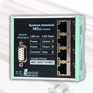 Mit NETLink Switches lässt sich der Übergang von Profibusnetzt aufs Ethernet vollziehen.